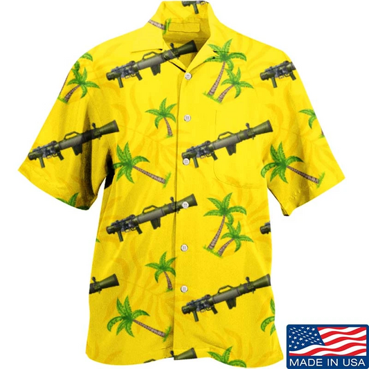 Kallycustom Aloha Palm Tree Carl Gustaf Hawaiian Shirt
